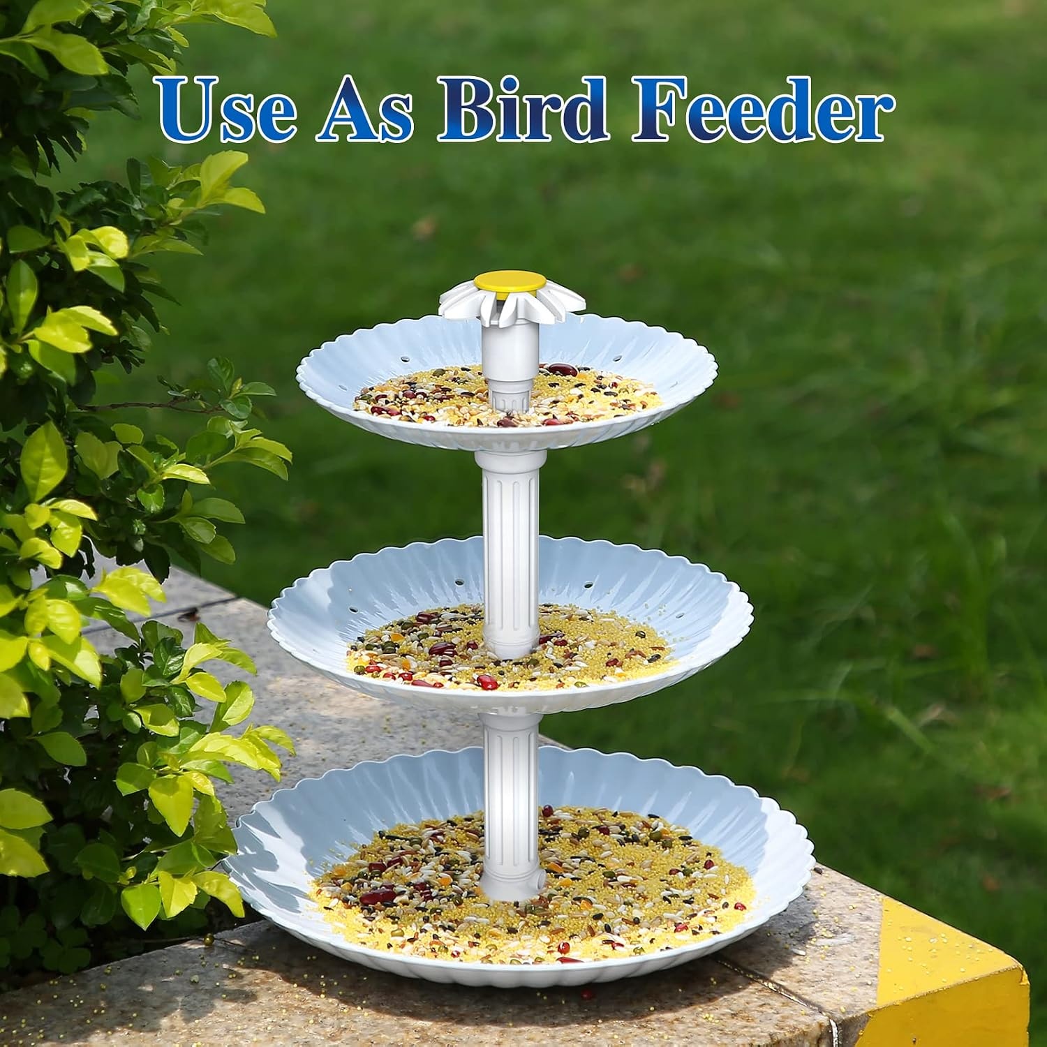 image:imageAISITIN 35W Solar Bird Bath Fountain Set Upgraded DIY Solar Fountain Detachable for Bird Bath Water Basin Garden Patio Pool Outdoor