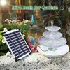 AISITIN 3 Tiered Bird Bath with 5.5W Solar Pump, DIY Solar Pump Detachable and Suitable for Hummingbird Bird Bath, Garden Decoration, Outdoor Bird Feeder