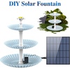 AISITIN 3.5W Solar Bird Bath Fountain Set, Upgraded DIY Solar Fountain Detachable for Bird Bath, Water Basin, Garden, Patio, Pool, Outdoor