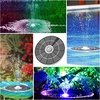 AISITIN 3.5W Solar Fountain with Remote Control, LED Colorful Lights & 3000mAh Battery, Solar Fountain Pump with Bracket and 8 Nozzles, Solar Water Fountain for Bird Bath, Garden, Pond and Outdoor