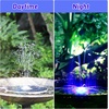 AISITIN 3.5W Solar Fountain with Remote Control, LED Colorful Lights & 3000mAh Battery, Solar Fountain Pump with Bracket and 8 Nozzles, Solar Water Fountain for Bird Bath, Garden, Pond and Outdoor