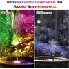 AISITIN 6.5W Solar Fountain with LED Colorful Lights & 3000mAh Battery, Solar Bird Bath Fountain Pump with Fixed Bracket and Multiple Nozzle, Solar Water Fountain Pump for Garden, Pond and Outdoor