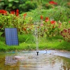 AISITIN 2.5W DIY Solar Fountain Pump with 6 Nozzles & 4ft Flexible Hose | Solar Water Pump for Bird Baths, Garden Ponds, Fish Tanks, and Patio Water Features – Quick Setup(2.5W (1 Pack))