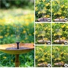 AISITIN 2.5W Solar Fountain for Bird Bath with 6 Nozzles, 2 Pack | Solar Bird Bath Fountain, 6.7″ Solar Powered Water Fountain for Garden, Ponds, Pool, Fish Tank, Outdoor and Aquarium(Black 01)
