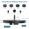 AISITIN 2.5W Solar Fountain for Bird Bath with 6 Nozzles, 2 Pack | Solar Bird Bath Fountain, 6.7″ Solar Powered Water Fountain for Garden, Ponds, Pool, Fish Tank, Outdoor and Aquarium(Black 01)