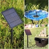 AISITIN 3.5W Solar Fountain Pump, DIY Outdoor Solar Water Pump with Multiple Nozzles, 4.9ft Water Pipe and Stake, Solar Powered Pump for Bird Bath, Ponds, Garden and Other Outdoor Places