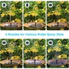 AISITIN 3.5W Solar Fountain Pump for Bird Bath Separated Design & 8 Nozzles | 3 Anti-Drift Brackets, Attracting Birds, Upgrade Filter, Floating DIY Solar Bird Bath Fountain for Garden Fish Tank Pond Yard(Black03)