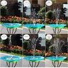 AISITIN 3.5W Solar Fountain Pump for Bird Bath Separated Design & 8 Nozzles | 3 Anti-Drift Brackets, Attracting Birds, Upgrade Filter, Floating DIY Solar Bird Bath Fountain for Garden Fish Tank Pond Yard(Black)