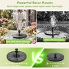 AISITIN 3.5W Solar Fountain Pump for Bird Bath Separated Design & 8 Nozzles | 3 Anti-Drift Brackets, Attracting Birds, Upgrade Filter, Floating DIY Solar Bird Bath Fountain for Garden Fish Tank Pond Yard(Deepblue)