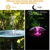 AISITIN 3.5W Solar Fountain with Colorful LED Lights & 3000mAh Battery, Solar Bird Bath Fountain Pump with Multiple Nozzle, Solar Water Fountain Pump for Garden, Ponds, Fish Tank and Outdoor