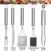 AISITIN BBQ Grill Accessories 16-Inch Stainless Steel Grill Sets for Men, 8Pcs Heavy Duty Grill Utensils Set for Smoker, Camping, Thicker Grill Tools Set Gifts