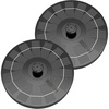 AISITIN 2.5W Solar Fountain for Bird Bath with 6 Nozzles, 2 Pack | Solar Bird Bath Fountain, 6.7″ Solar Powered Water Fountain for Garden, Ponds, Pool, Fish Tank, Outdoor and Aquarium(Black 01)