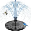 AISITIN 3.5W Solar Fountain with 6 Nozzles & 4 Fixer | Solar Water Fountain for Bird Baths, Garden Decoration, Swimming Pool, Ponds, Fish Tank and Aquarium(3.5W)