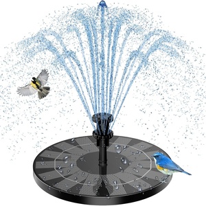 AISITIN 3.5W Solar Fountain with 6 Nozzles & 4 Fixer | Solar Water Fountain for Bird Baths, Garden Decoration, Swimming Pool, Ponds, Fish Tank and Aquarium(3.5W)